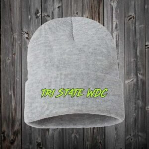 Tri State WDC - 12" Cuffed Beanie Hat - Gray